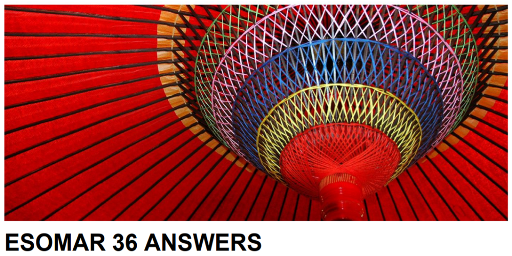 ESOMAR 36 answers
